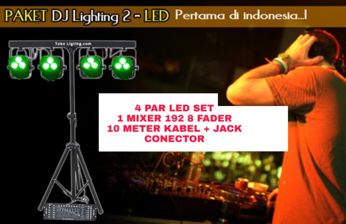 PAKET DJ LIGHTING 2 LED – Toko Lighting